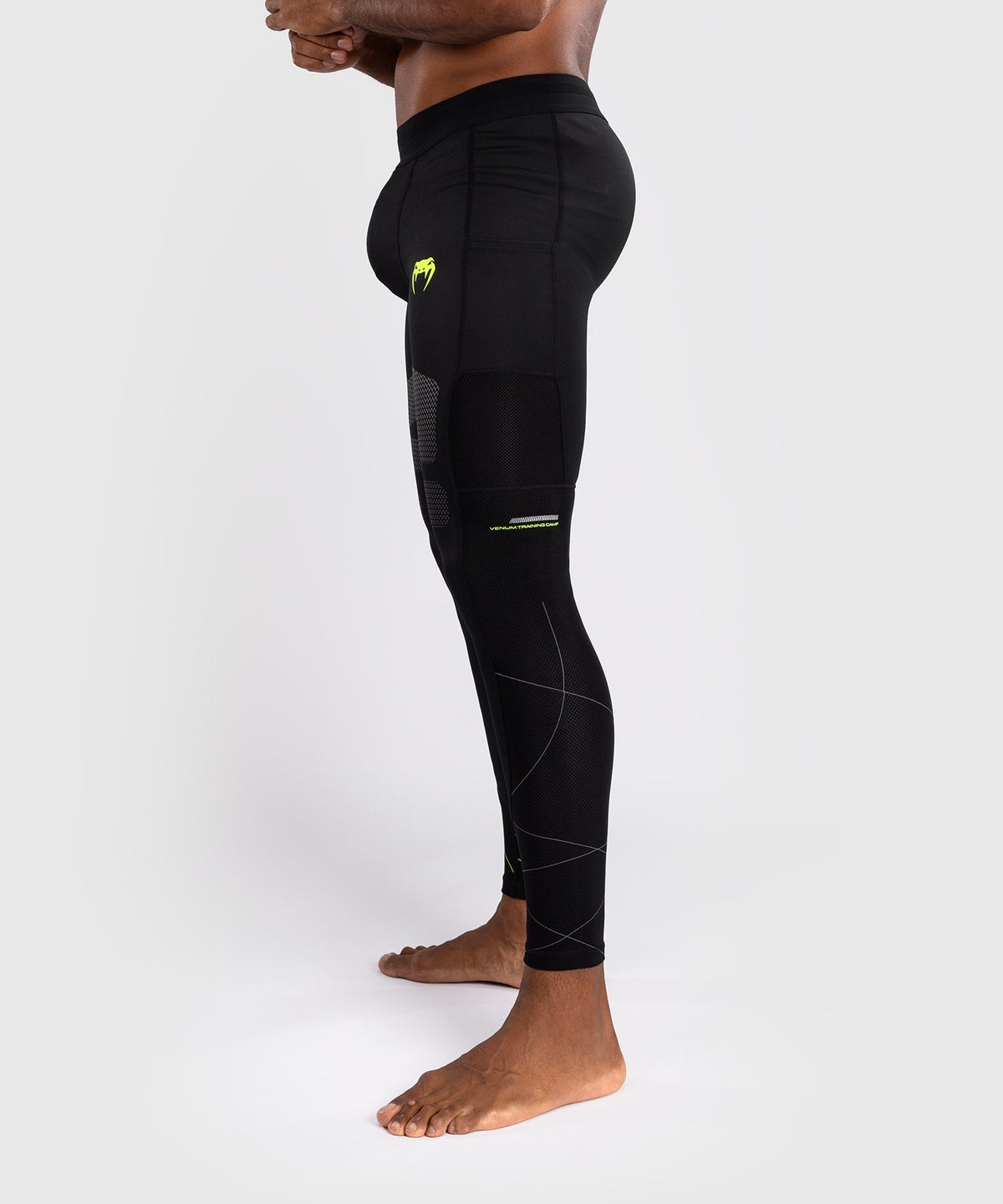 Venum Training Camp 4.0 Spats - Black/Neon Green