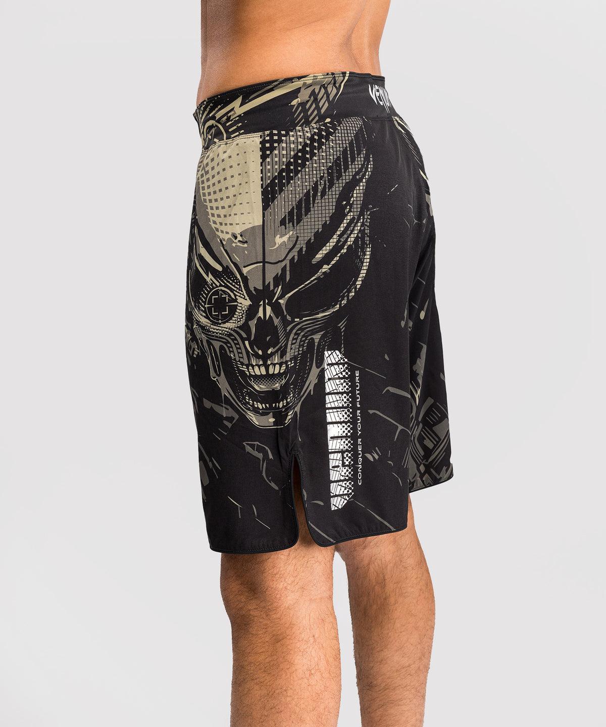 Venum Invader Pantalones de Lucha - Negro/Sand