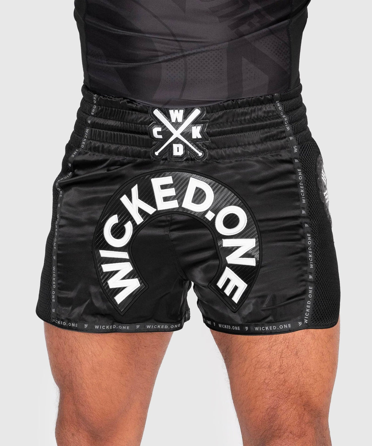 Wicked One Herd Pantalones de Muay Thai - Negro