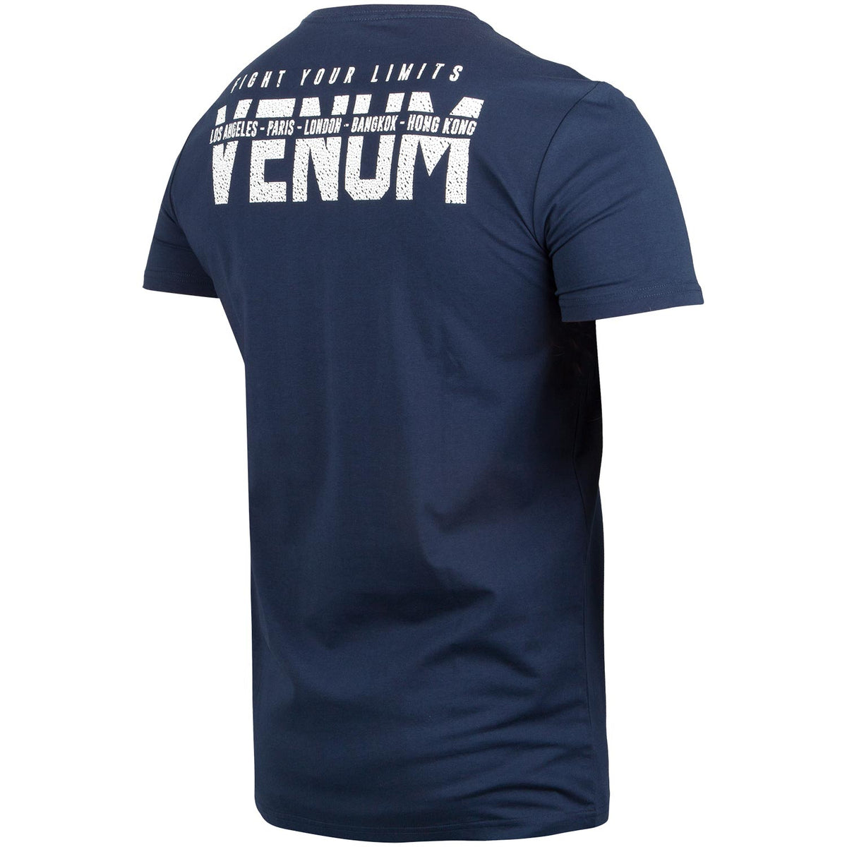 T-shirt Venum Signature Maniche corte - Blu Marino/Bianco