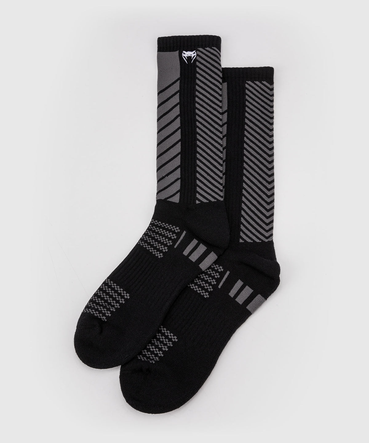 Venum Vector Calcetines Hasta la Rodilla - Negro/Gris