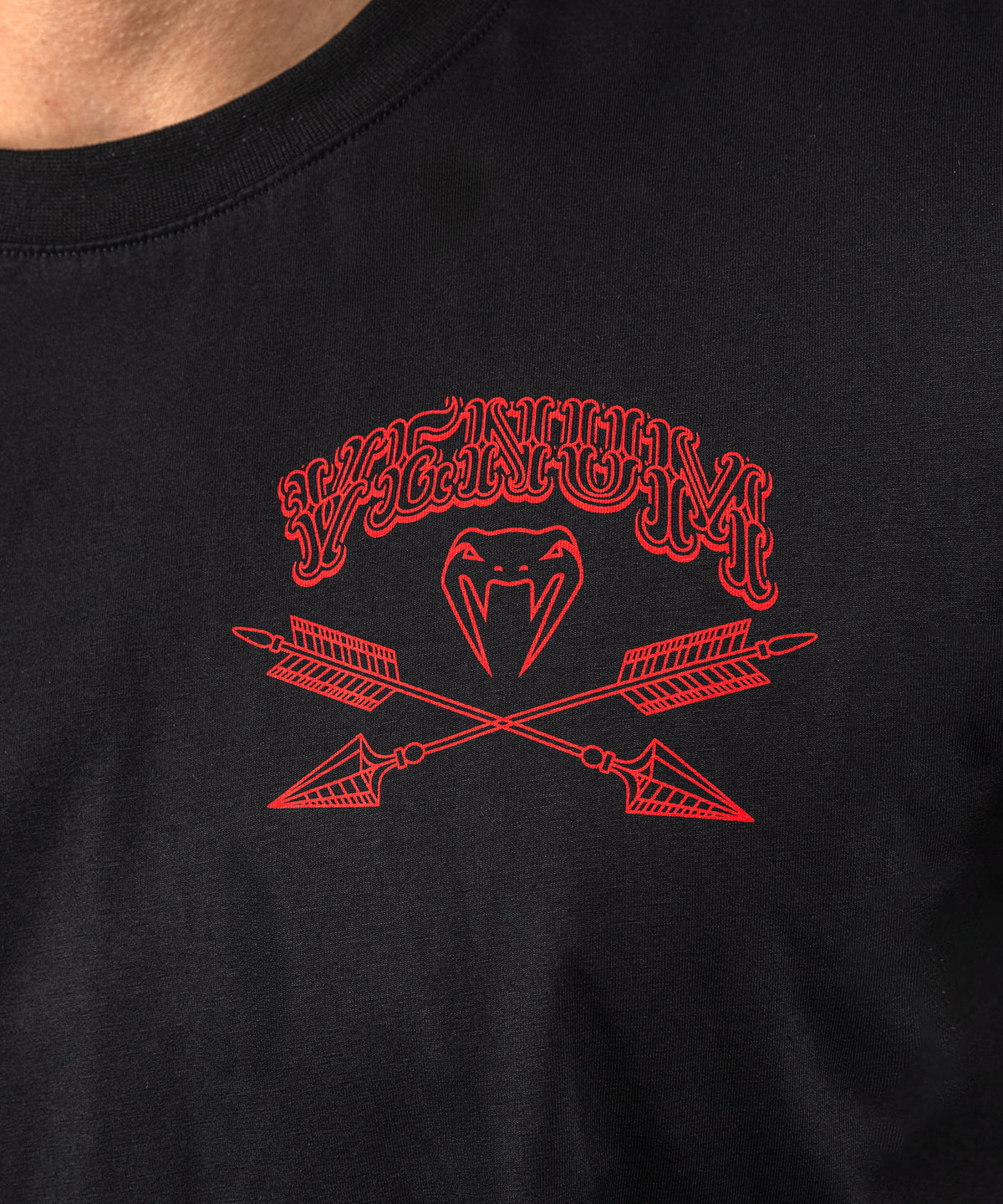 Venum Wolf Atak Maglietta – Nero/Rosso