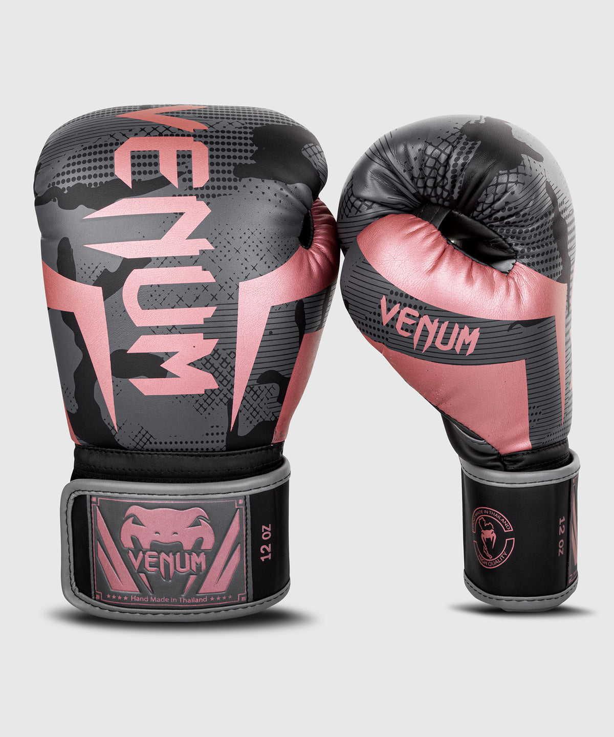 Venum Elite Boxing Gloves – Camo/Pink