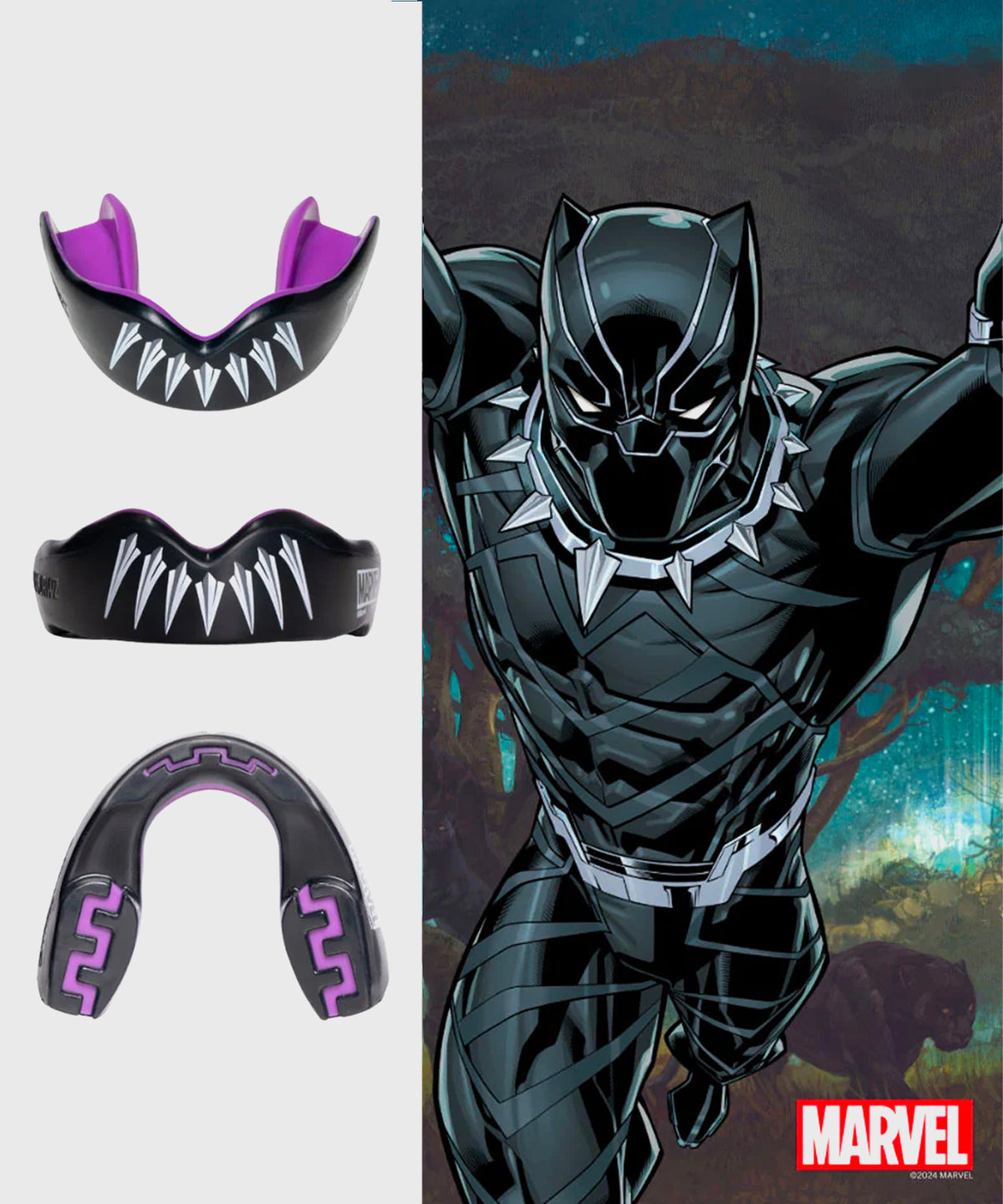 Safejawz Marvel - Black Panther Zahnschutz - Schwarz