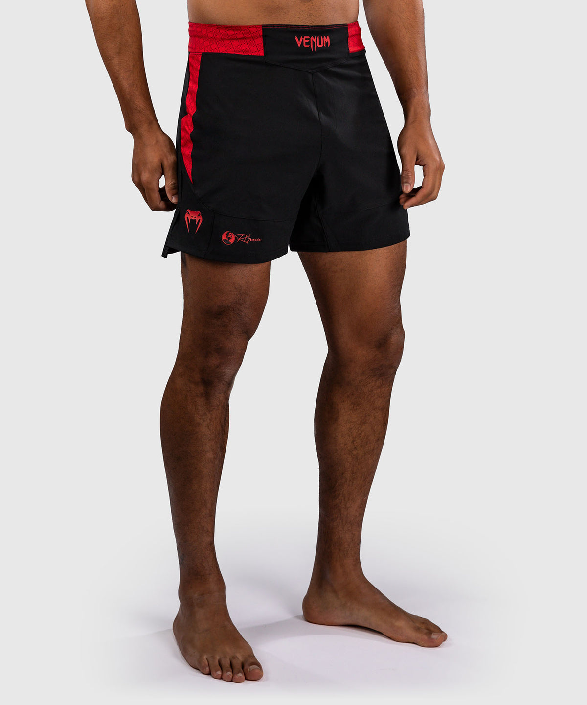 Venum x Roger Gracie Signature Fightshorts - Schwarz/Rot