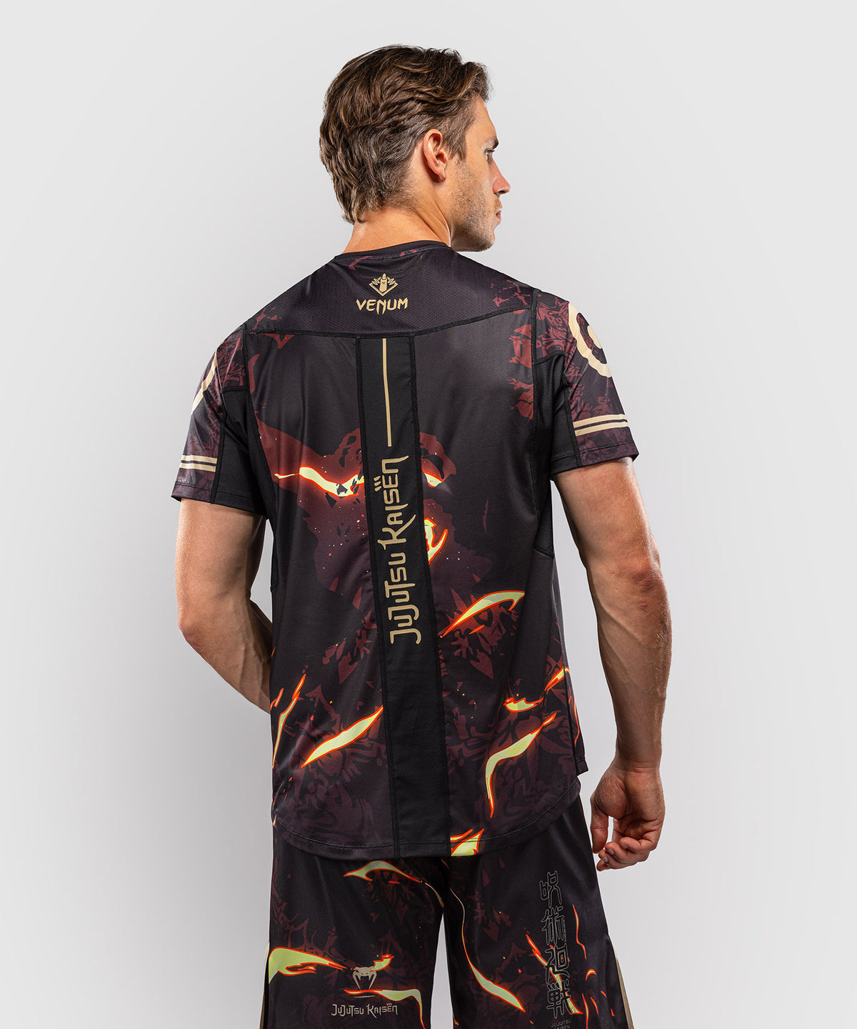 T-shirt Dry Tech Sukuna Jujutsu Kaisen x Venum – Noir/Beige