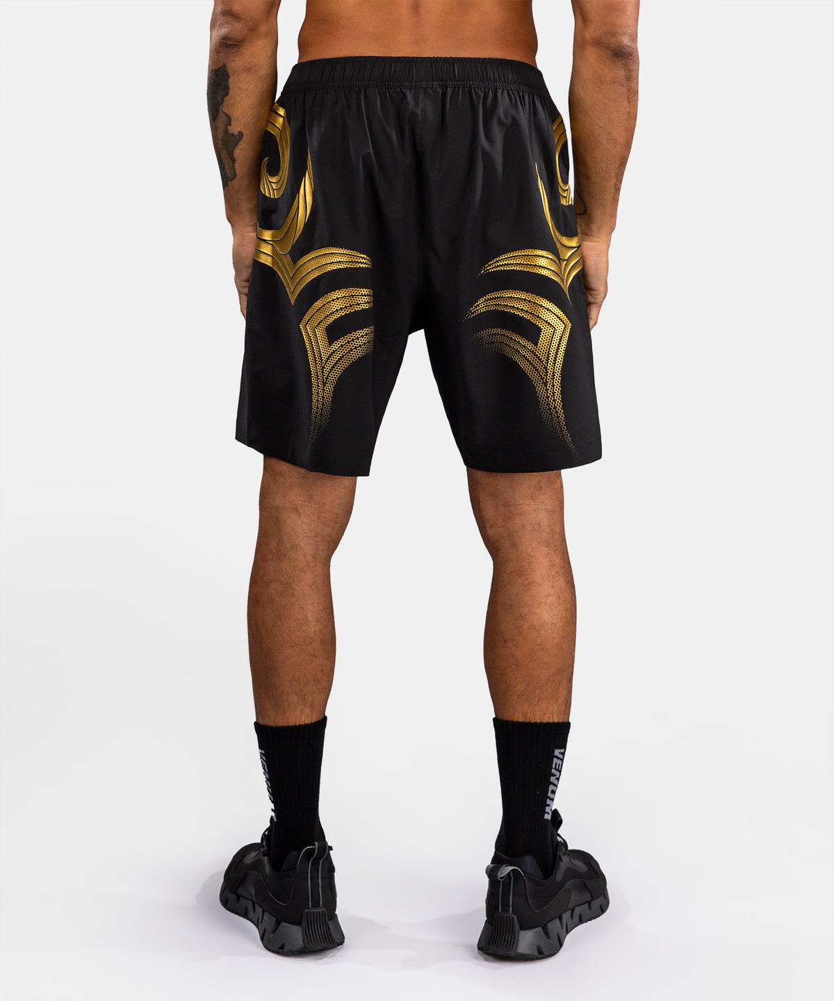 Venum x Mike Tyson Tiger Training Shorts - Black/Gold