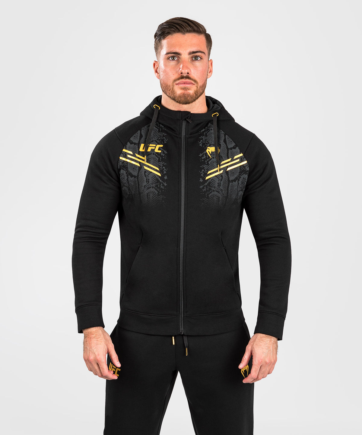 Sweat à Capuche Zippé Homme UFC Adrenaline by Venum Replica – Champion
