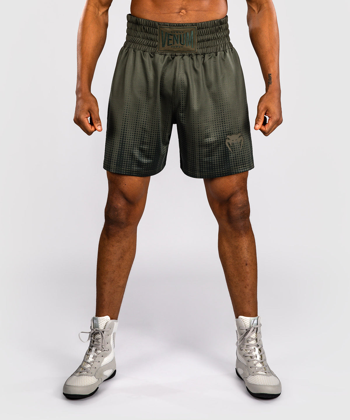 Venum Stealth Short de Boxeo – Caqui/Verde Oscuro