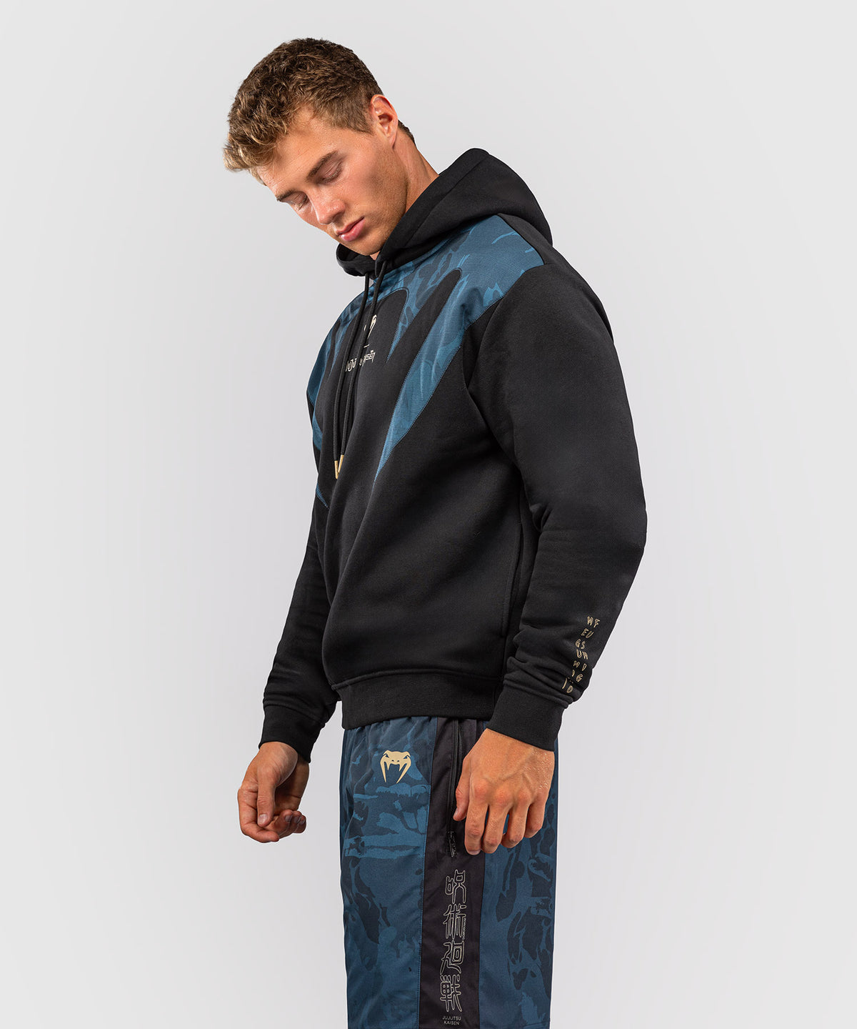 Sweat à capuche Fushiguro Jujutsu Kaisen x Venum – Vert Océan