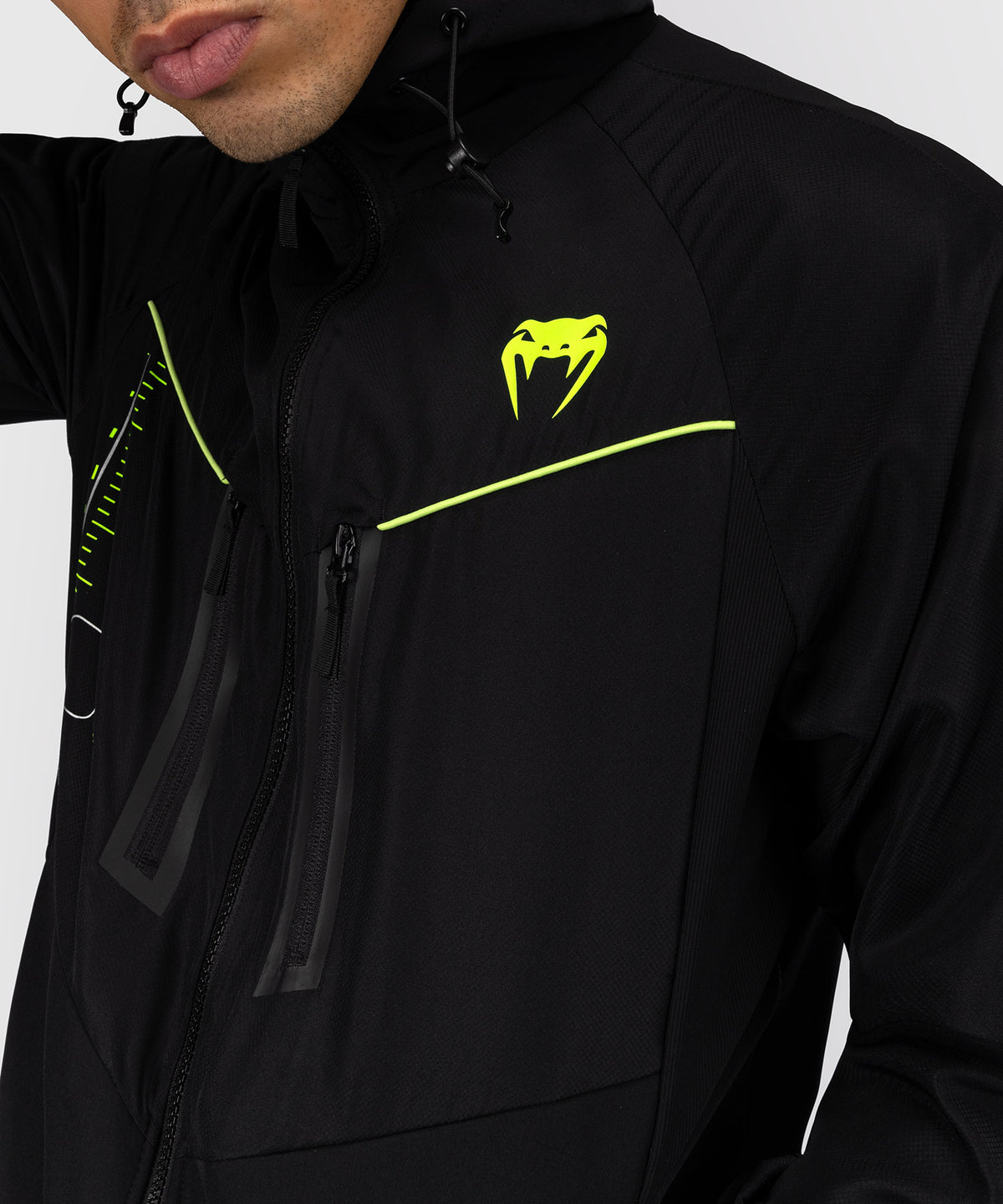 Venum Training Camp 4.0 Giacca da ginnastica - Nero/Verde chiaro