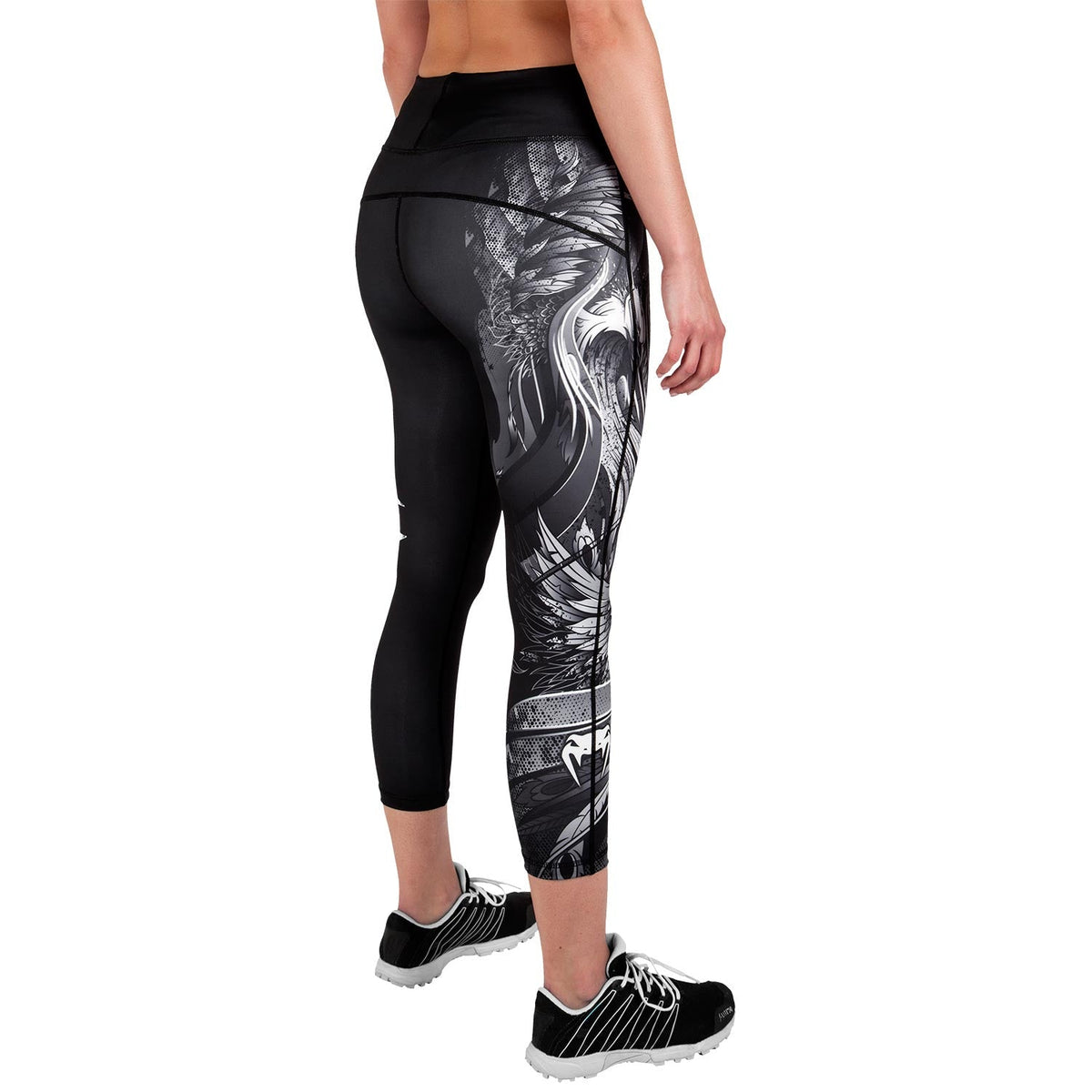 Venum Phoenix Damen-Tights - Schwarz/Weiß