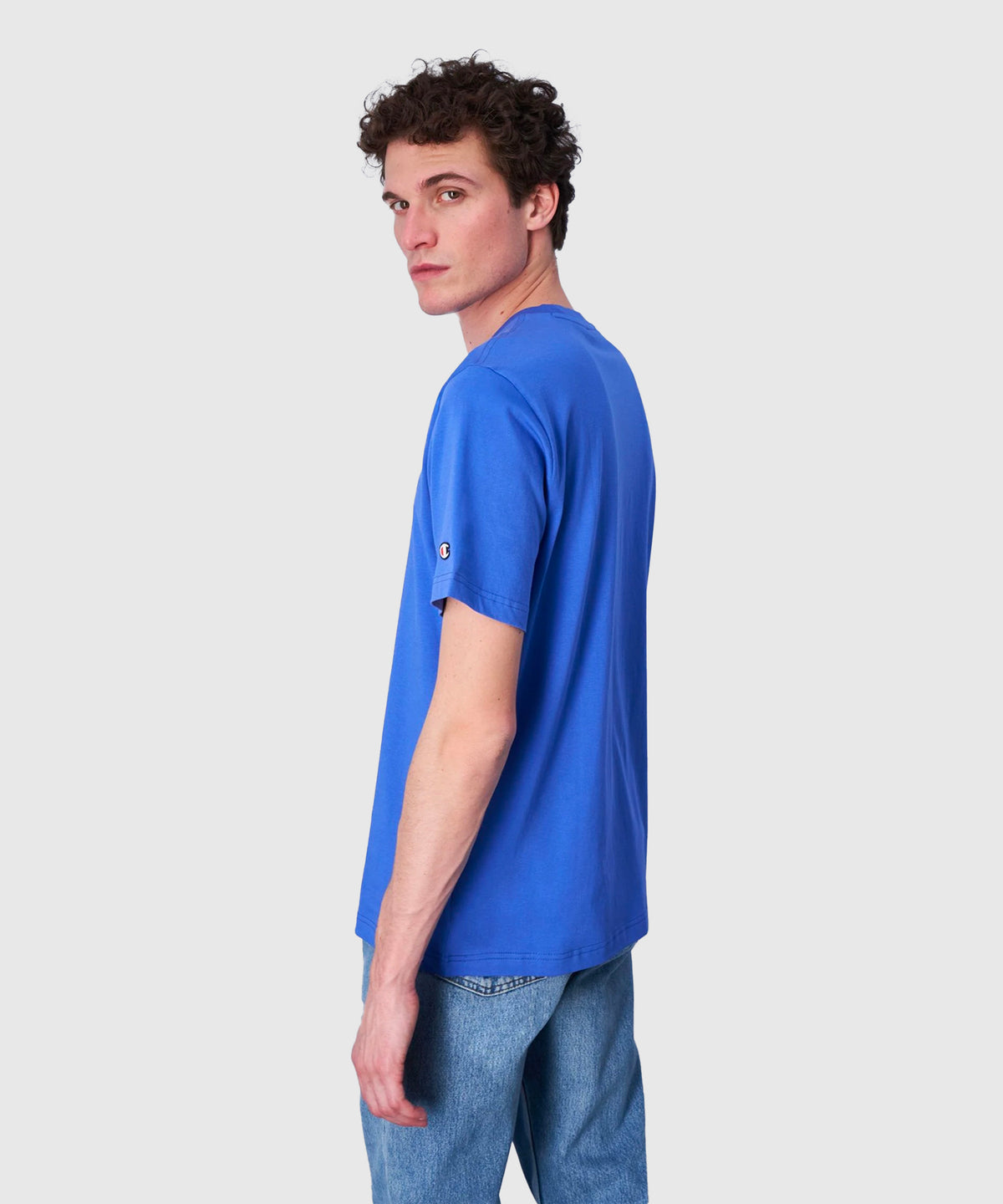 Champion Legacy Camiseta de Manga Corta – Azul
