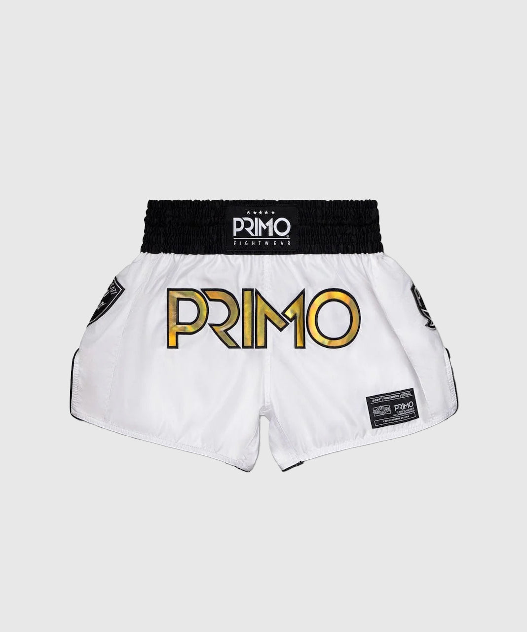 Short De Muay Thai Primo Special Edition - Melrose Og - Blanc