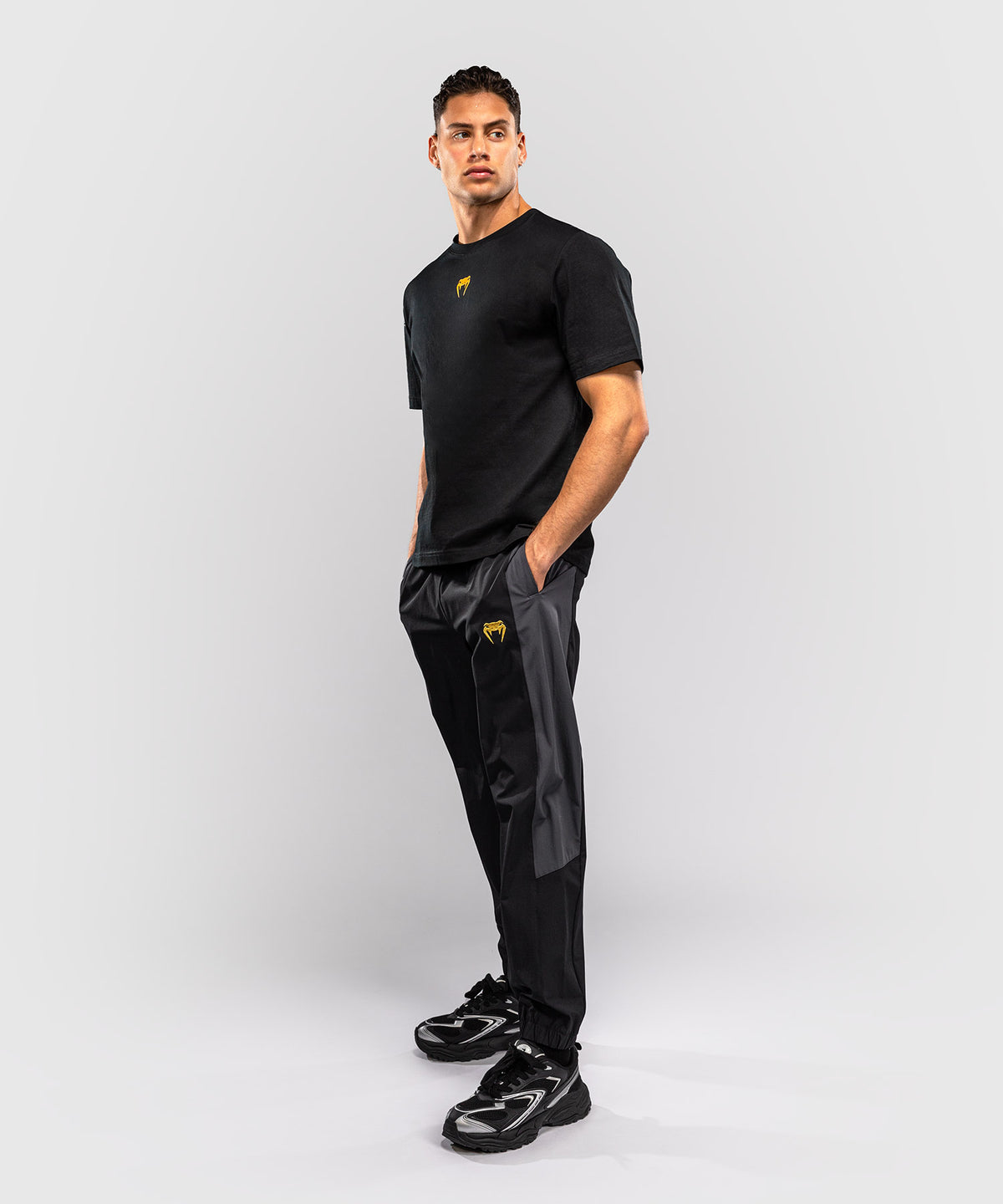Venum Essential Baumwoll-T-Shirt - Schwarz/Gold