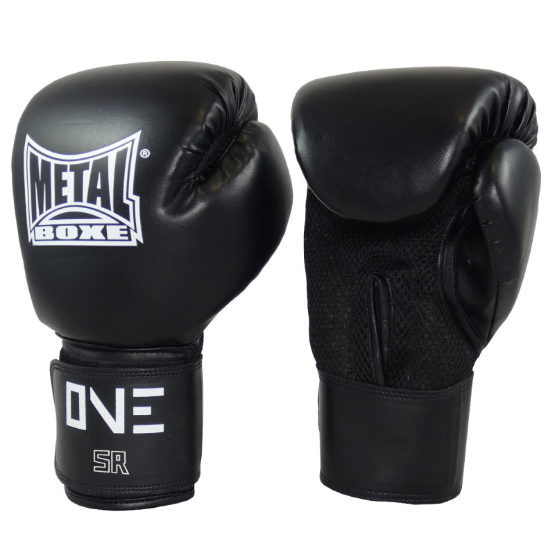 Metal Boxe ONE Guantes de Entrenamiento Infantiles - Negro