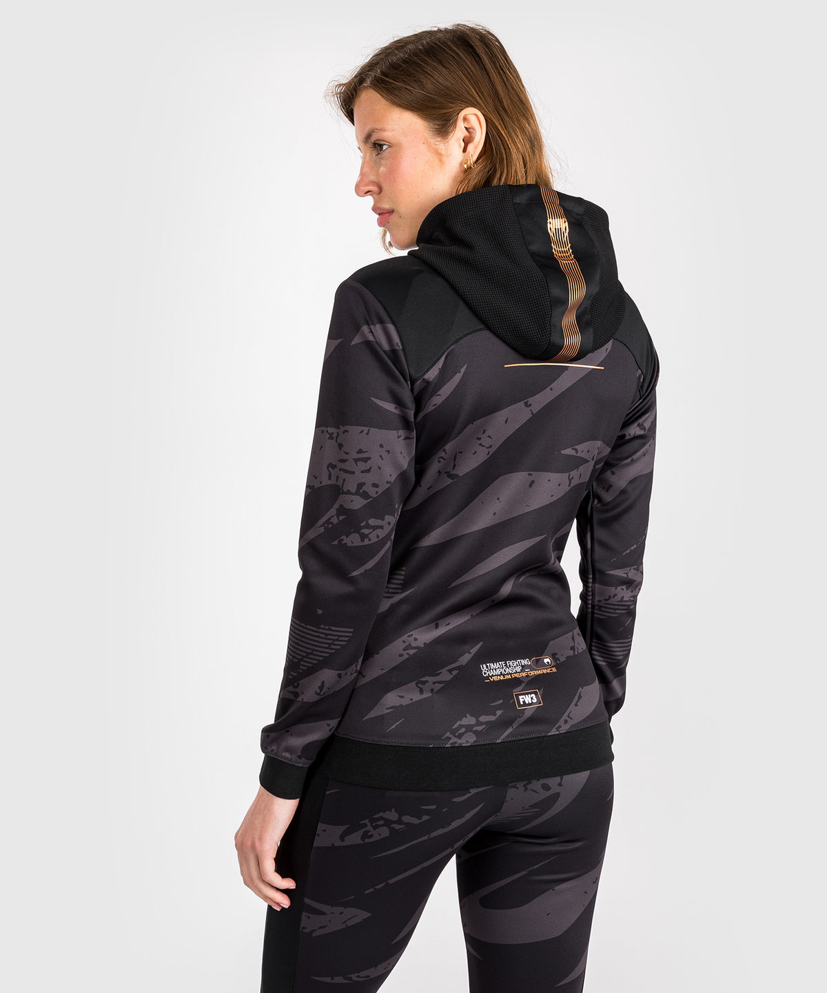 UFC Adrenaline by Venum Fight Week Felpa Con Cappuccio e zip da Donna - Urban Camo