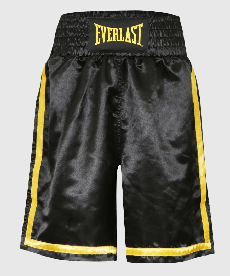 Everlast Compétition Pantaloncini da Pugilato - Nero/Oro
