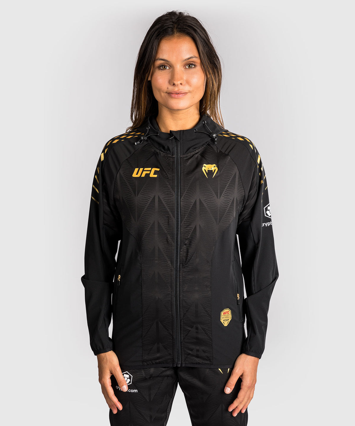 Sweat à capuche Walkout Femme UFC Zenith by Venum Authentic Fight Night - Champion