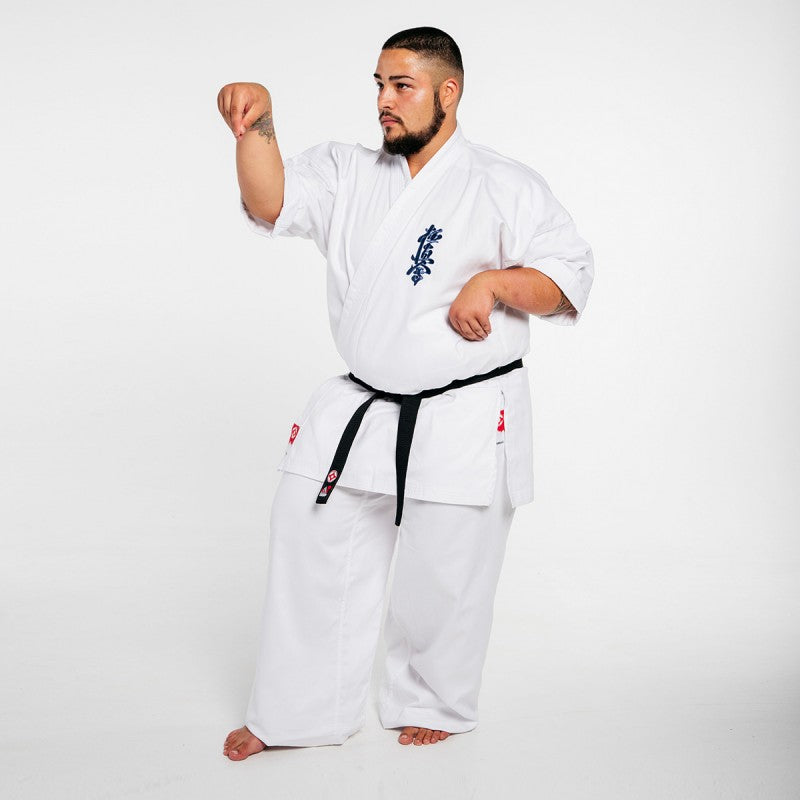 Fujimae Kimono da Karate Kyokushinkai Iniziazione - Bianco