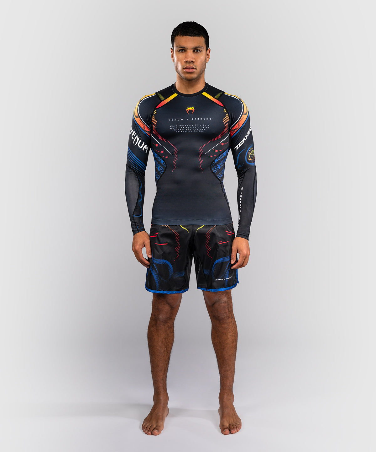 Rashguard à Manches Longues Yoshimitsu Venum x TEKKEN 8  - Noir/Orange