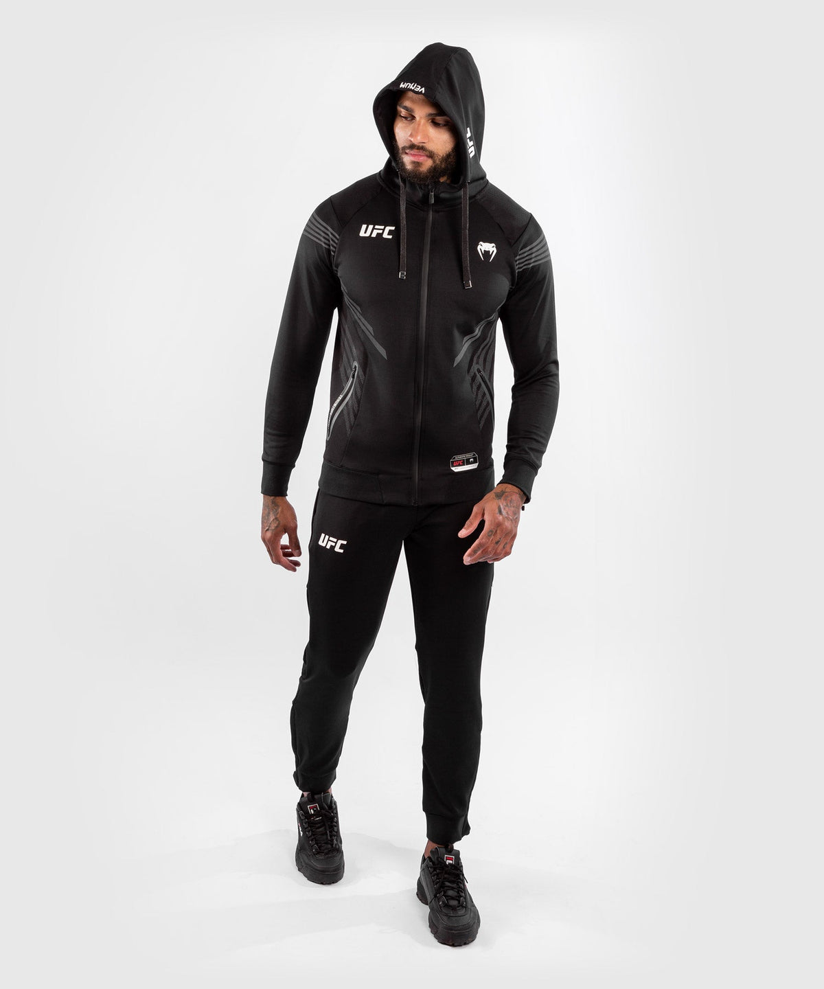 Venum Authentic Fight Night UFC Herren Kapuzenpullover - Schwarz