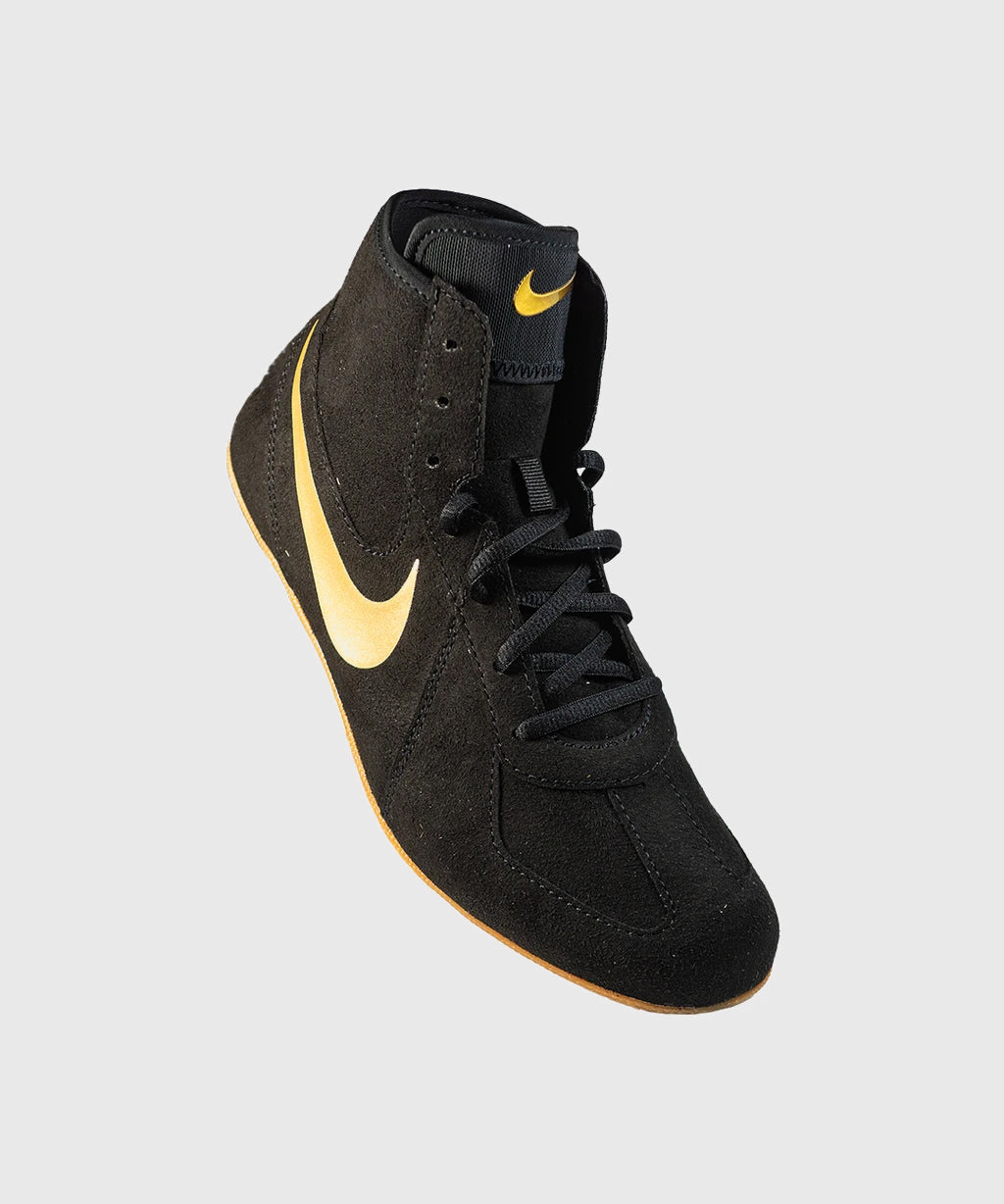 Chaussures de lutte Nike Footsweep 2 - Noir/Or/Gomme
