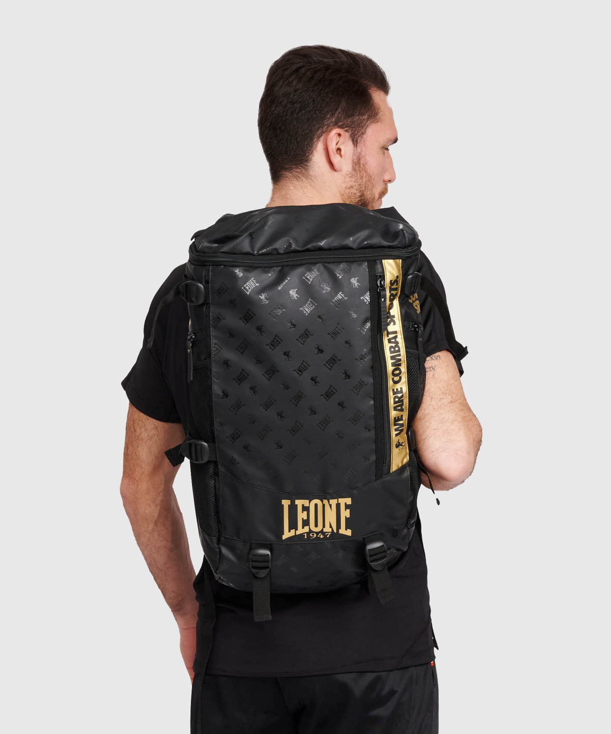 Leone DNA Rucksack - Schwarz/Gold