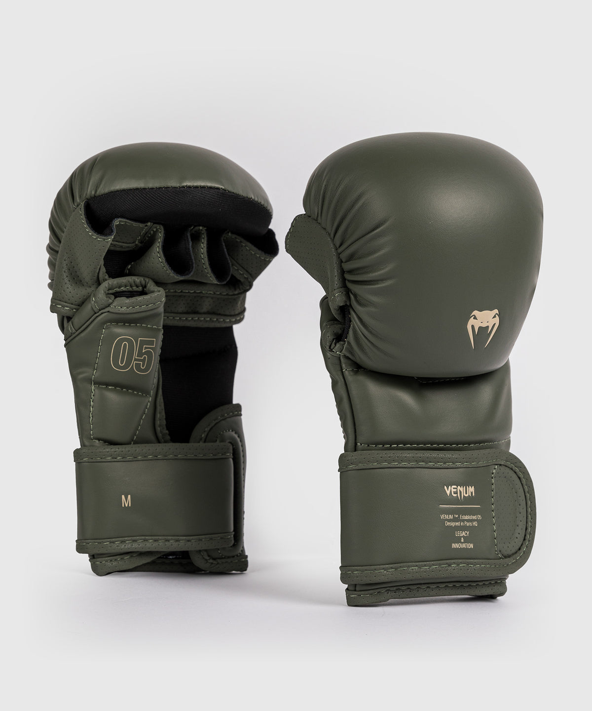 Venum Impact Evo MMA Sparring Gloves - Military Green