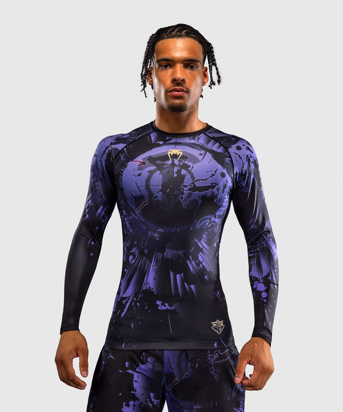 Jujutsu Kaisen x Venum Gojo Langarm Rashguard – Lila