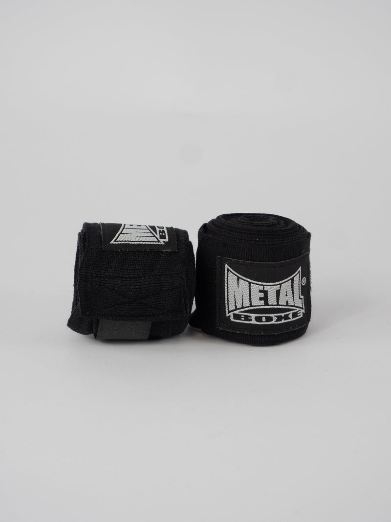 Metal Boxe Boxing Hand Wraps 2.5m - Black