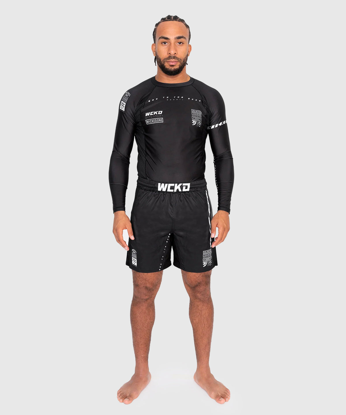 Short de MMA Wicked One Eager Track - Noir