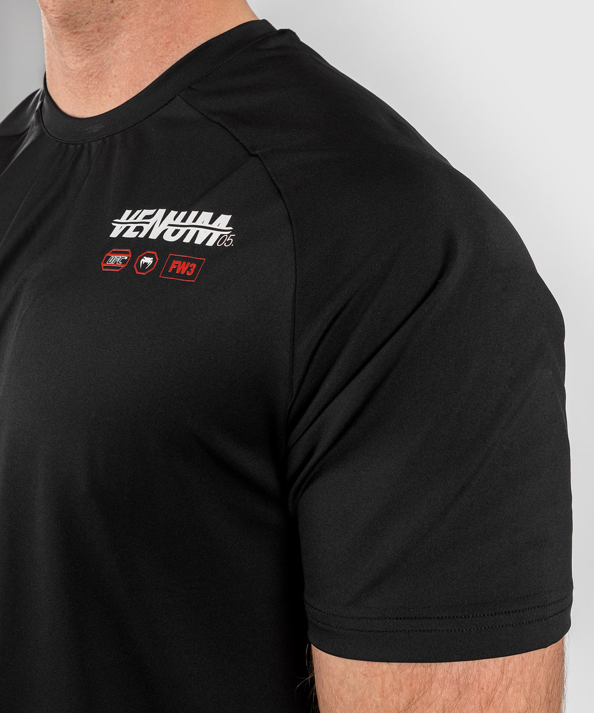 UFC Adrenaline by Venum Fight Week Dry-tech-T-Shirt für Männer - Schwarz