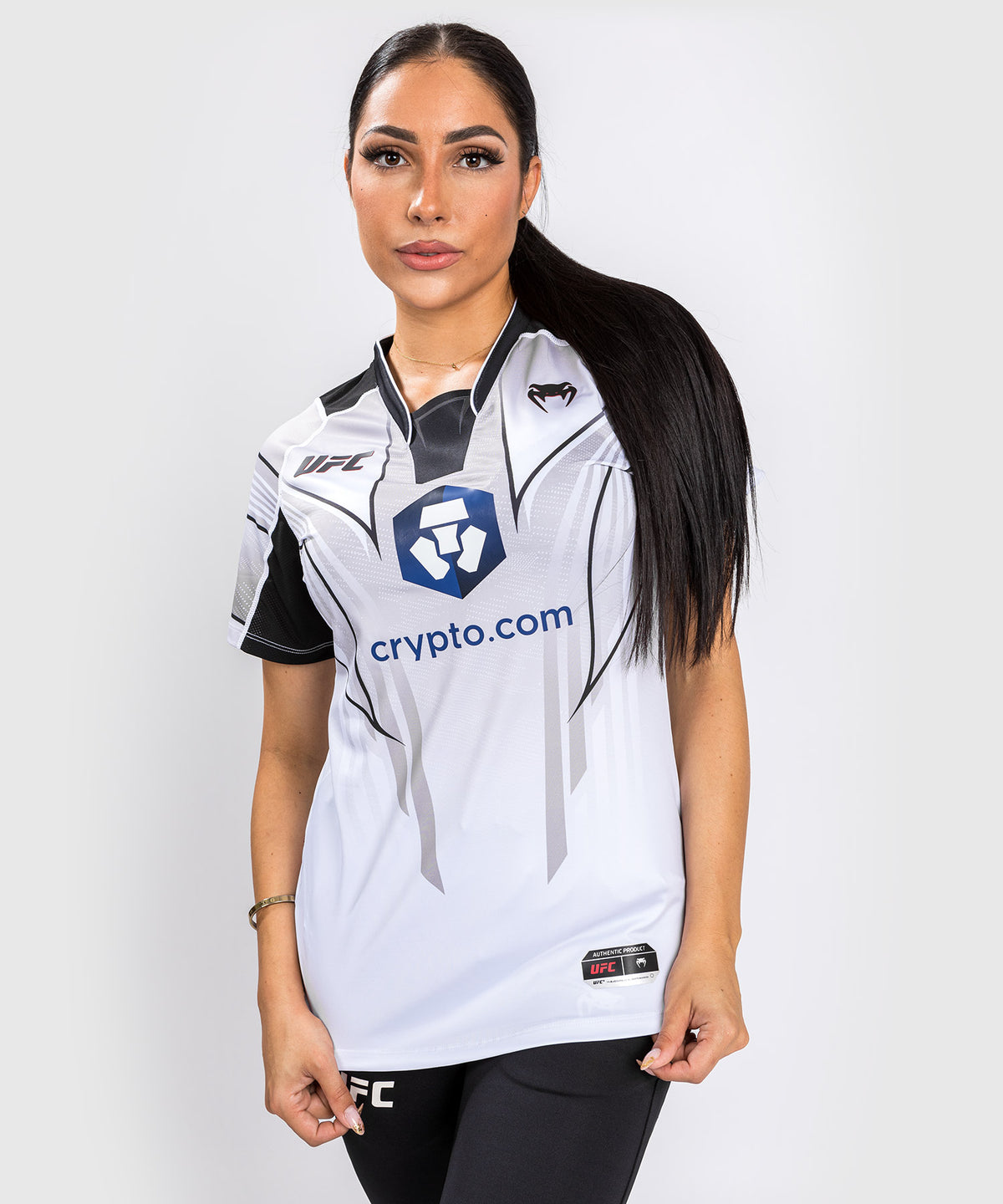 T-shirt Technique Femme UFC Venum Authentic Fight Night 2.0 - Blanc