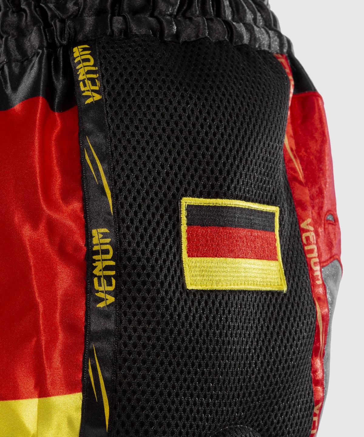 Venum Giant Muay Thai Short - Black/Yellow/Red