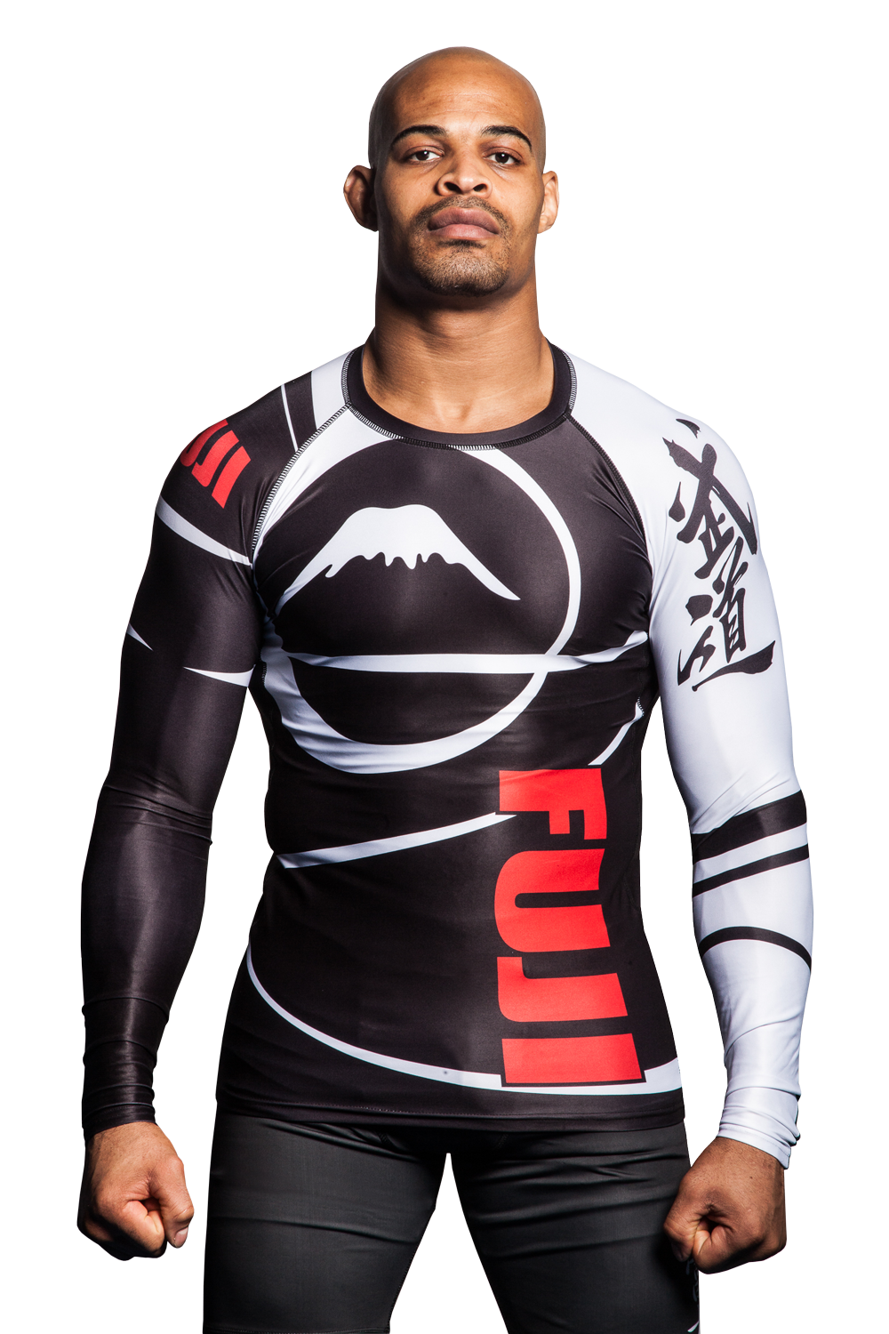 Rashguard Fuji Sports Freestyle IBJJF Ranked Manches Longues  - Noir