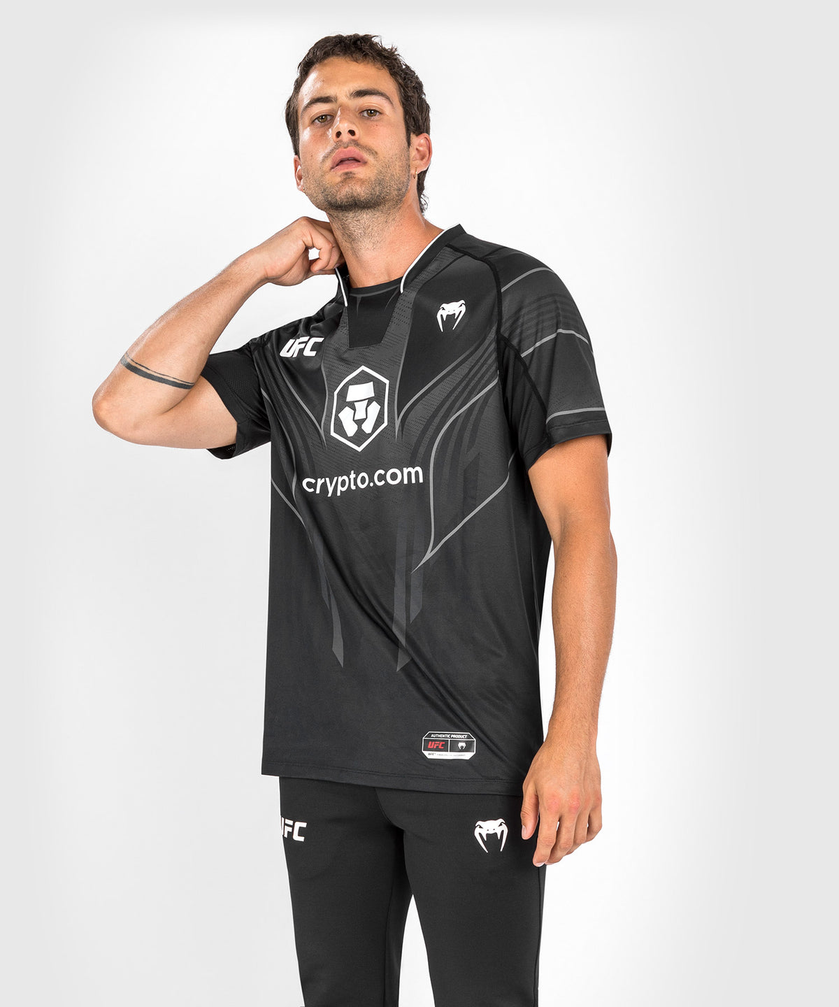 T-Shirt Technique Homme UFC Venum Authentic Fight Night 2.0 - Noir