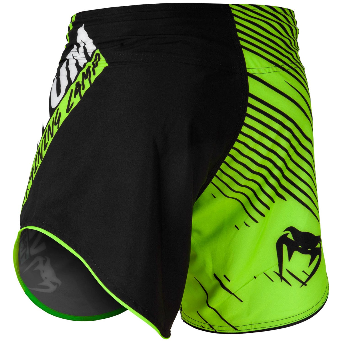 Venum Training Camp 2.0 kurze Fightshorts - Schwarz/Fluo Gelb