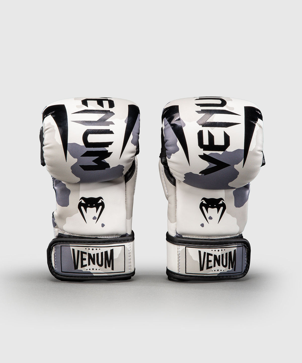 Gants de Sparring Venum Elite - Blanc/Gris Clair