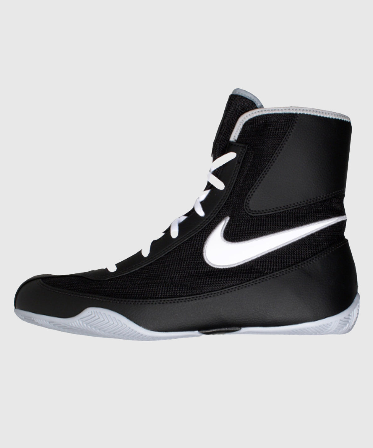 Nike Machomai 2 Botas de Boxeo de Media Caña - Negro/Blanco/Grau
