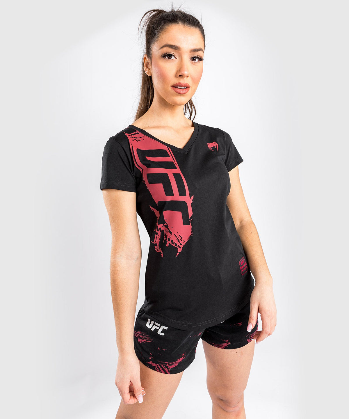 T-Shirt UFC Venum Authentic Fight Week 2.0 - For Women - Black/Red