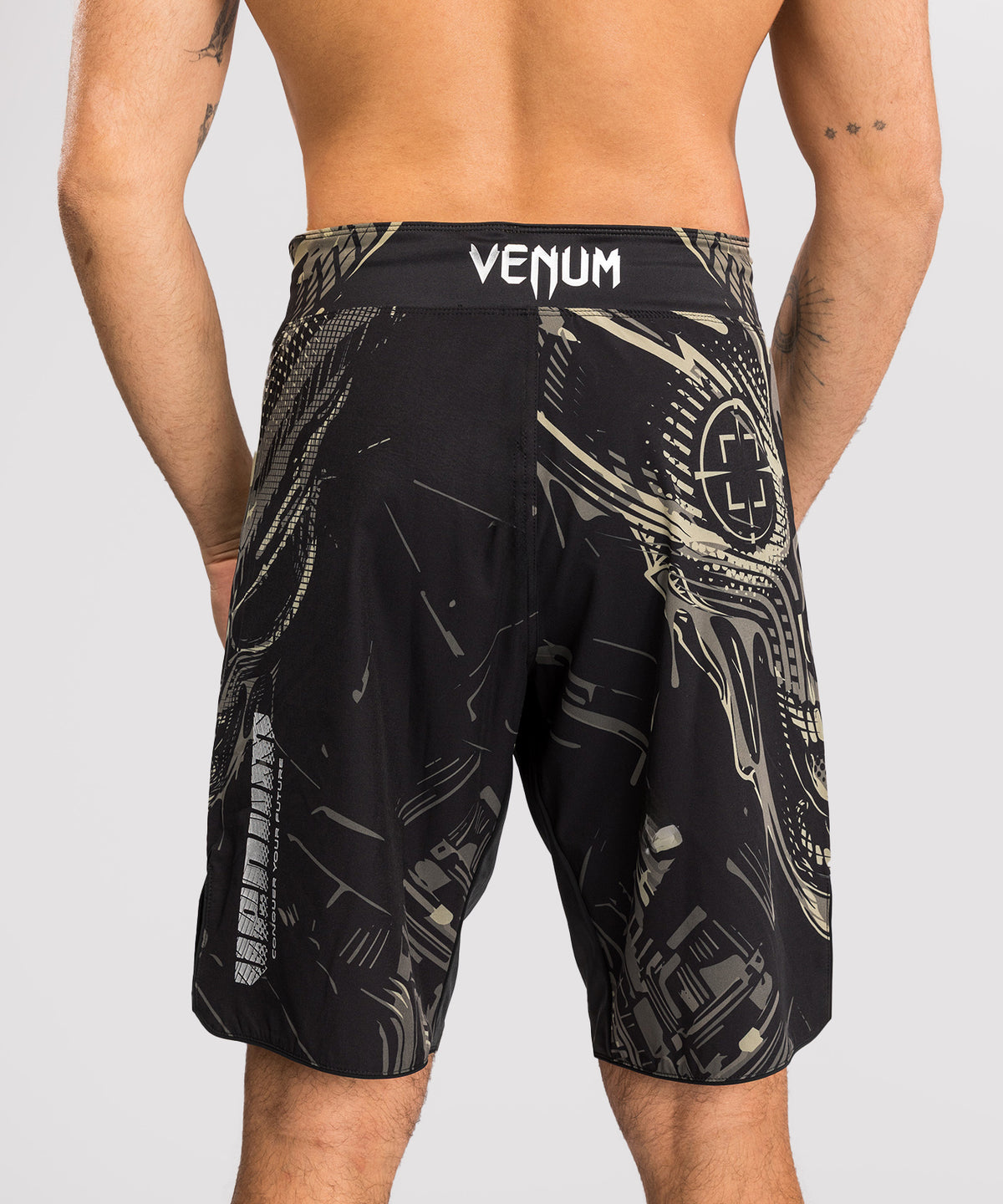 Venum Invader Pantalones de Lucha - Negro/Sand