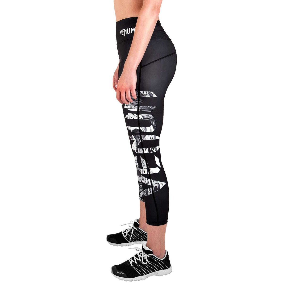 Venum Phoenix Damen-Tights - Schwarz/Weiß