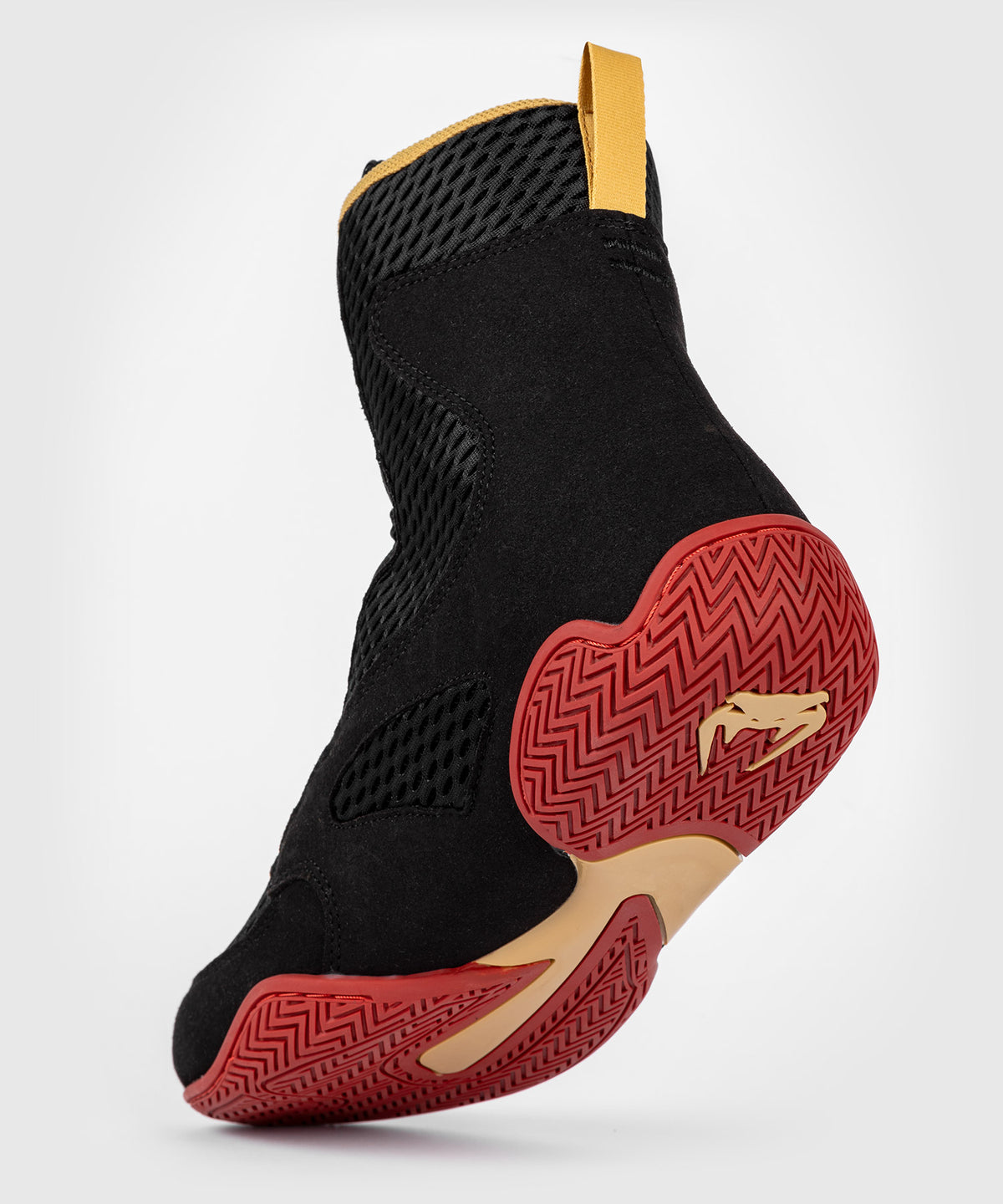 Venum Contender Calzado de Boxeo - Negro/Dorado/Rojo