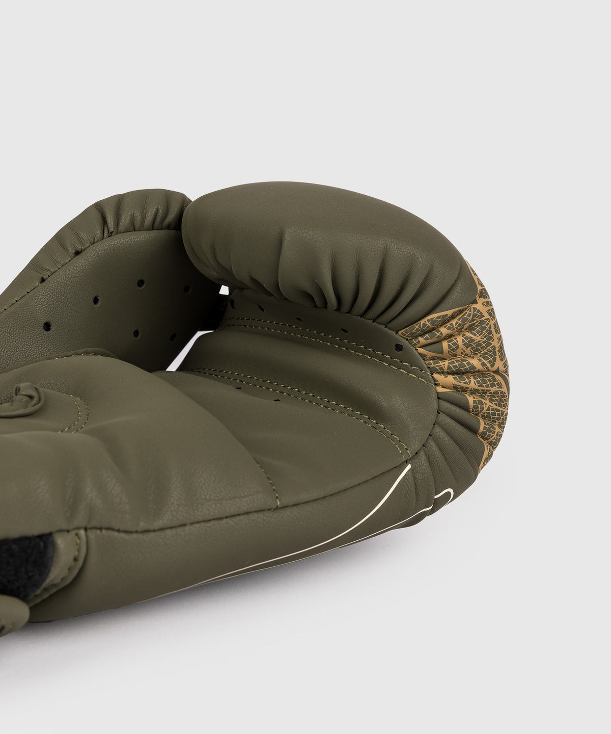 Gants de Boxe Venum Impact Serpenti – Kaki/Bronze/Ivoire