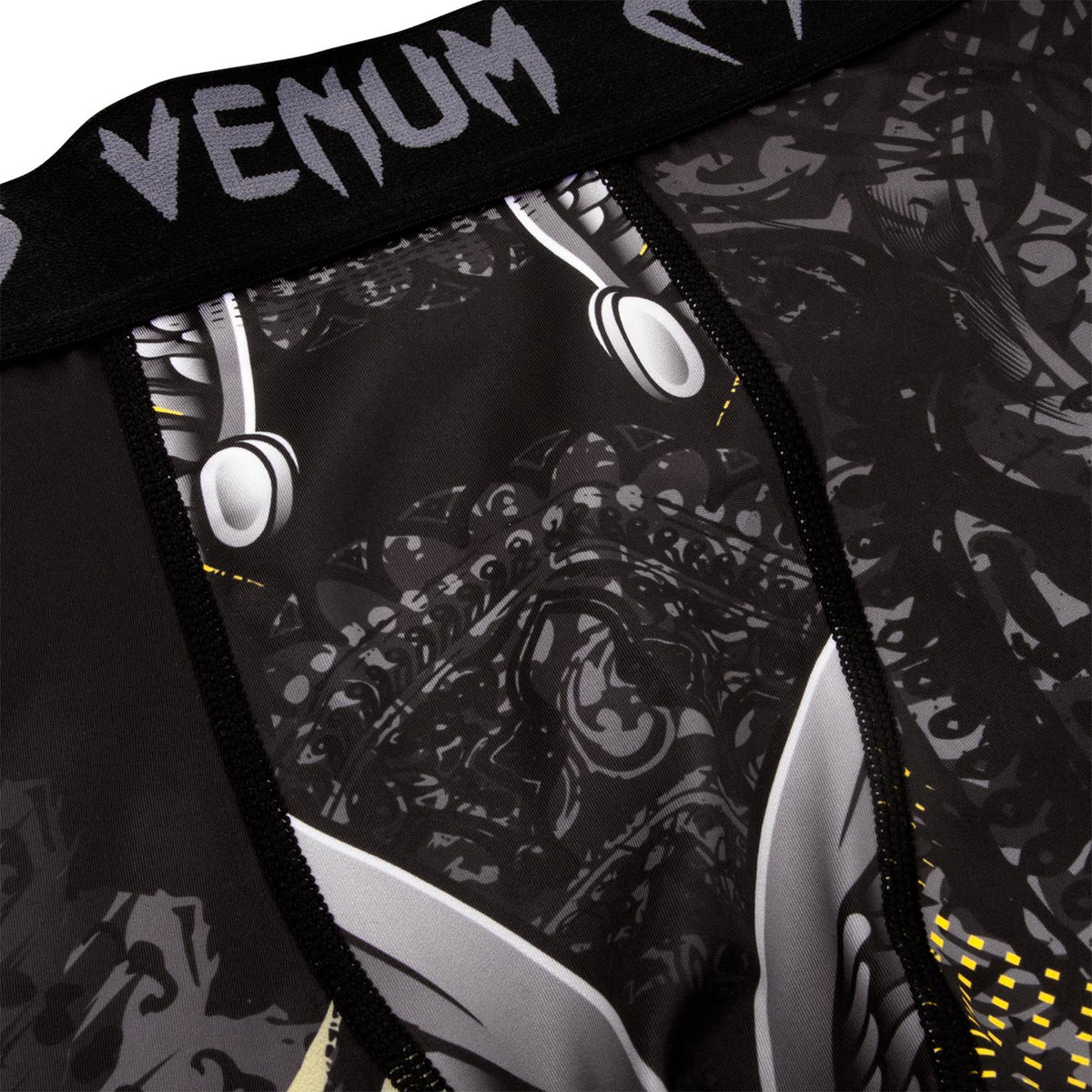 Pantalon de Compression Venum Viking 2.0 - Noir/Jaune