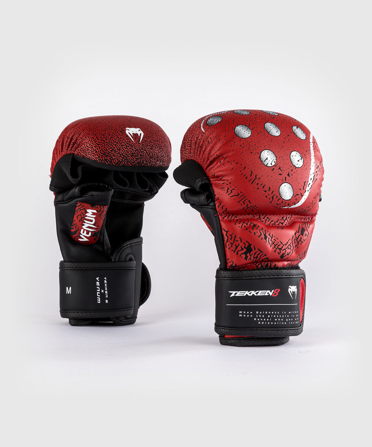 Venum x TEKKEN 8 Kazuya Guantes de Sparring - Rojo/Negro