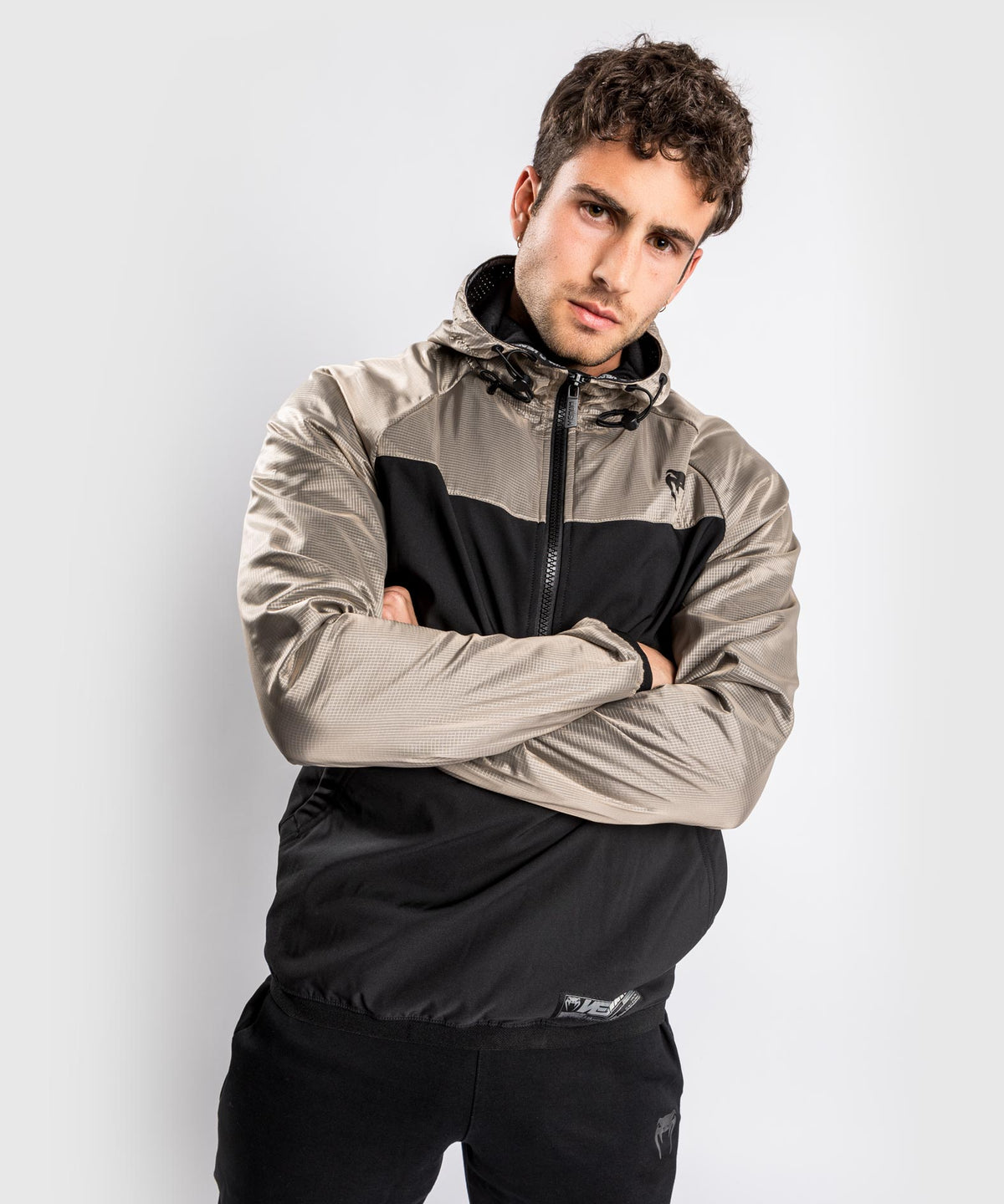Venum Laser XT Hoodie - Scwharz/Sand