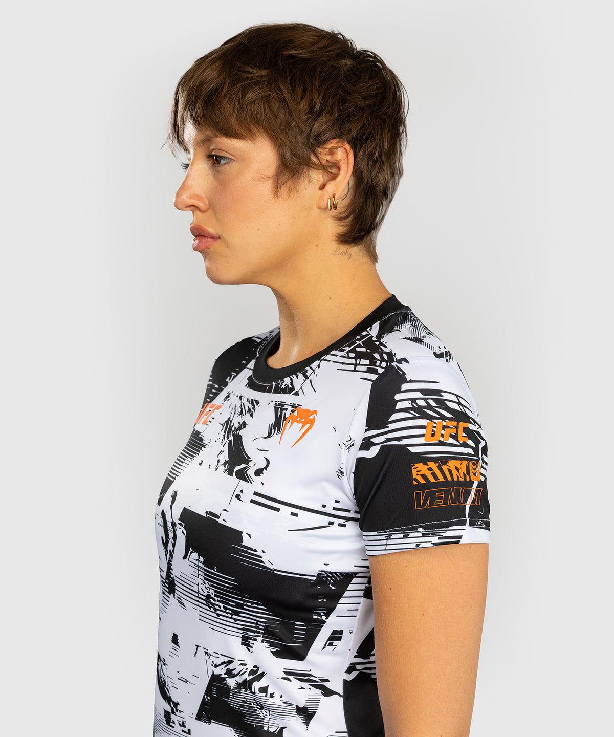 UFC Zenith by Venum Authentic Fight Week Camiseta de manga corta Performance Mujer - Blanco