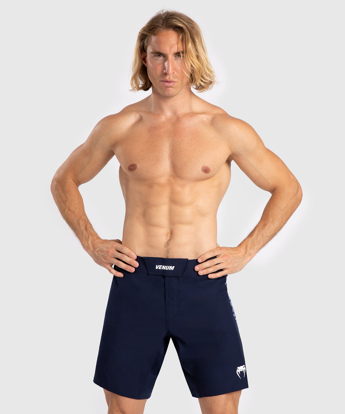 Short de Combat pour Hommes Venum Tempest - Bleu Marine/Bleu